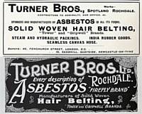 Turner Brother Asbestos Advertisiment 